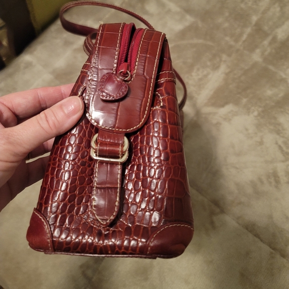 Brighton Dark Red Handbag Shoulder Satchel - Picture 9 of 9